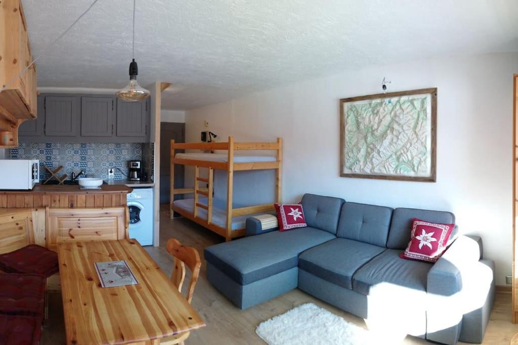 Studio Bettex 4P- Vue Mont-Blanc Saint-Gervais-les-Bains Luaran gambar