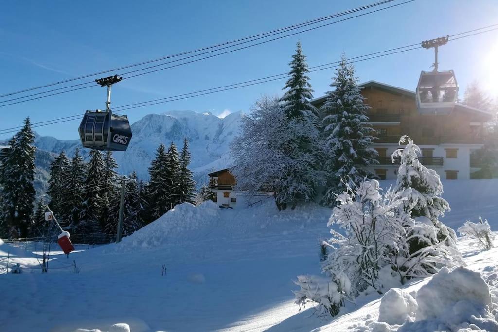 Studio Bettex 4P- Vue Mont-Blanc Saint-Gervais-les-Bains Luaran gambar